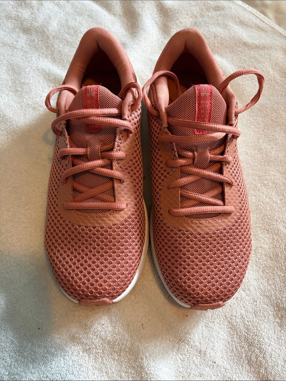 Under Armour Women's Mesh Lace-Up Sneakers in Rose